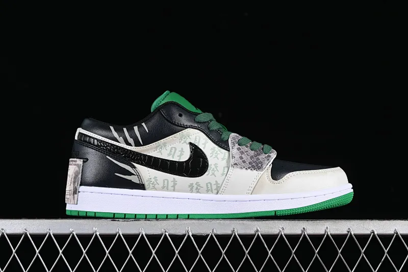 All categories Air Jordan Jordan series basketball shoes Air Jordan 1 Low Air Jordan 1 Low AJ1 Joe 1 CNY Year of the Dragon limited edition Youlong Zeling low-top cultural retro basketball shoes 553558-065